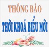 ảnh thời khoá biểu