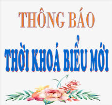 ảnh thời khoá biểu